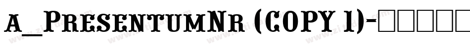 a_PresentumNr (COPY 1)字体转换